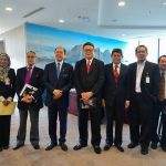 KUNJUNGAN HORMAT DARIPADA YBHG. TAN SRI OMAR ABDUL RAHMAN, PENGERUSI MALAYSIA TORAY SCIENCE FOUNDATION (MTSF) KE ATAS YB DATUK SERI PANGLIMA WILFRED MADIUS TANGAU, MENTERI SAINS, TEKNOLOGI DAN INOVASI MALAYSIA