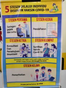 Lawatan kerja Pusat Pemberian Vaksin PPV Kompleks Masyarakat Penyayang Daerah Timur Laut Pulau Pinang 4