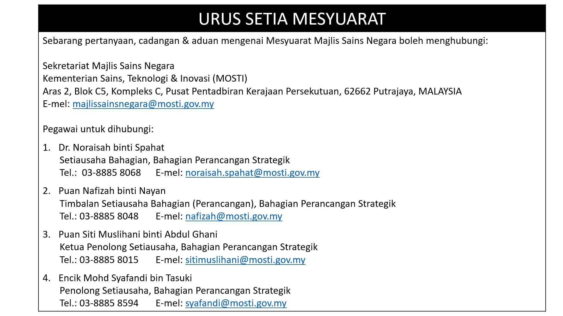 Microsite NSC Urus Setia