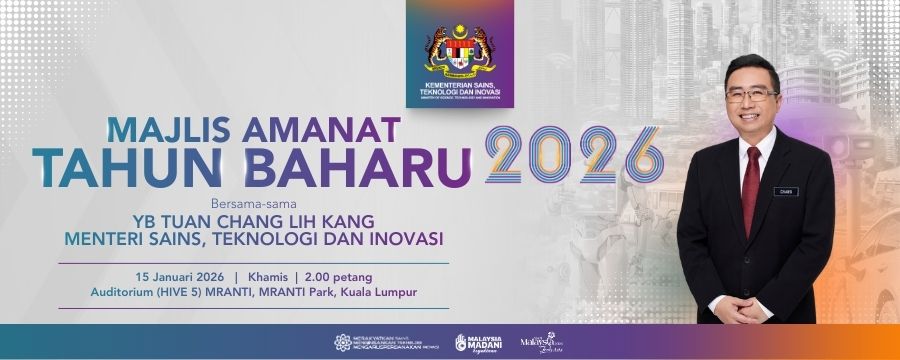 Majlis Amanat Tahun Baharu Bersama-sama YB Menteri MOSTI