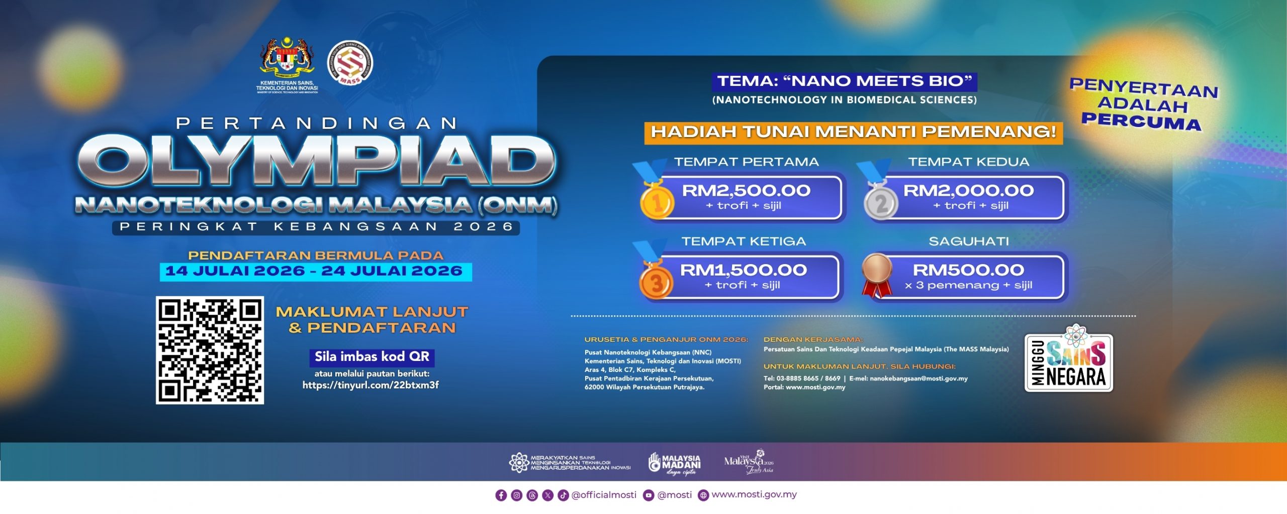 Pertandingan Olympiad Nanoteknologi Malaysia Peringkat Kebangsaan 2026