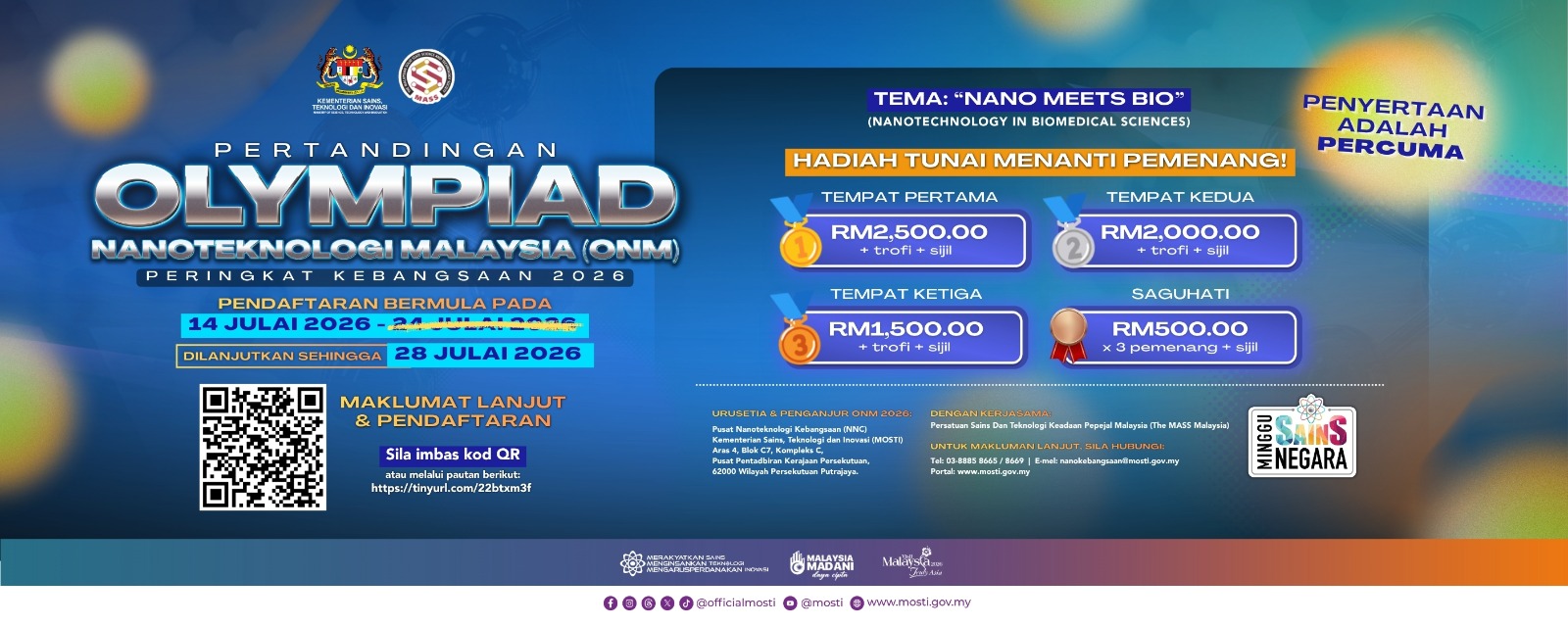 Pertandingan Olympiad Nanoteknologi Malaysia Peringkat Kebangsaan 2026